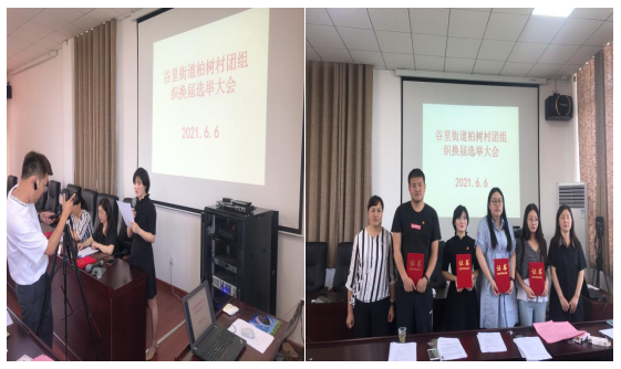 谷里街道柏樹村順利完成團組織換屆選舉工作