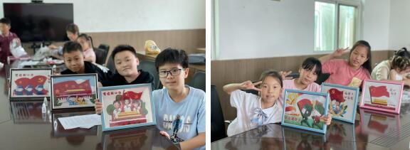 新時(shí)代文明實(shí)踐丨濱淮村:紐扣“畫”說黨史 獻(xiàn)禮建黨百年