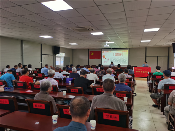 攝山村：書記帶頭講黨課 黨史學習再入心